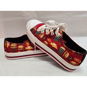 FOCO 49ers‎ Youth Size 1-2 Sneakers Shoes Red Football Food Theme